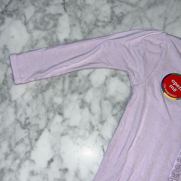 NWT MAGNETIC ME WISTERIA RUFFLE MODAL FOOTIE - Picture 5 of 7